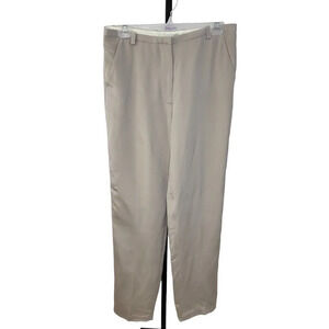 3.1 Phillip Lim Womens Silk Tapered Trouser Pants  Size 6 High Waist Dove Gray